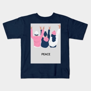 Peace & Love Kids T-Shirt